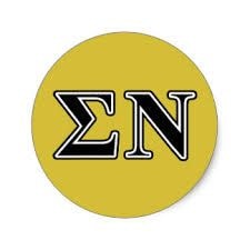 Sigma Nu golf ball on the course